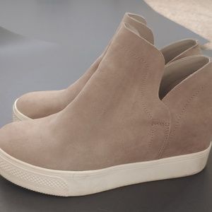 Steve Madden Wrangle Wedge Taupe Womens 6.5